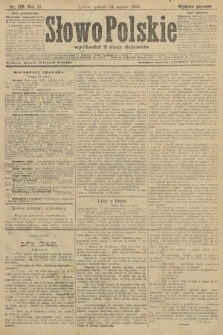 Słowo Polskie (wydanie poranne). 1906, nr 128