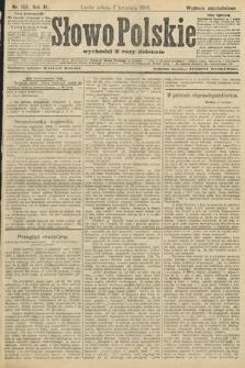 Słowo Polskie (wydanie popołudniowe). 1906, nr 153