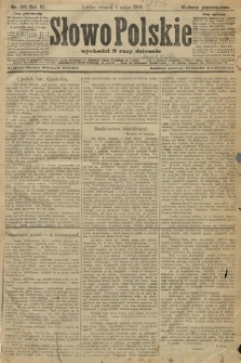 Słowo Polskie (wydanie popołudniowe). 1906, nr 190