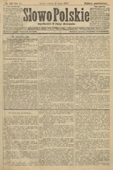 Słowo Polskie (wydanie popołudniowe). 1906, nr 209