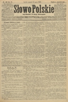 Słowo Polskie (wydanie popołudniowe). 1906, nr 219