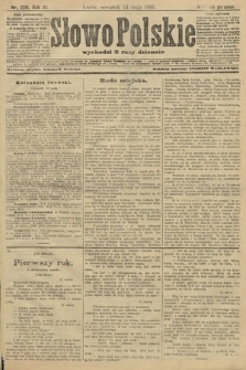 Słowo Polskie (wydanie poranne). 1906, nr 228