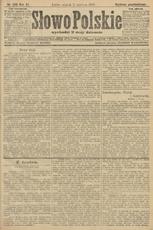 Słowo Polskie (wydanie popołudniowe). 1906, nr 246