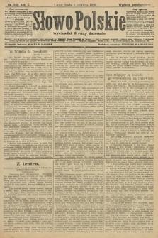 Słowo Polskie (wydanie popołudniowe). 1906, nr 248