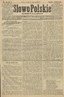 Słowo Polskie (wydanie popołudniowe). 1906, nr 265