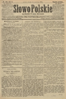 Słowo Polskie (wydanie poranne). 1906, nr 280