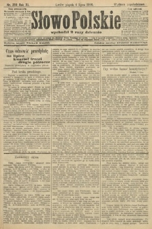 Słowo Polskie (wydanie popołudniowe). 1906, nr 298