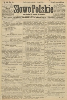 Słowo Polskie (wydanie popołudniowe). 1906, nr 302