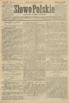 Słowo Polskie (wydanie poranne). 1906, nr 323