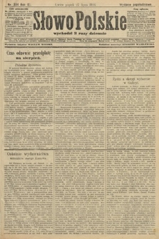 Słowo Polskie (wydanie popołudniowe). 1906, nr 334