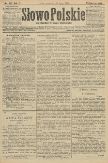 Słowo Polskie (wydanie poranne). 1906, nr 337