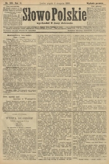 Słowo Polskie (wydanie poranne). 1906, nr 345