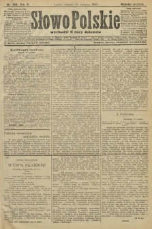 Słowo Polskie (wydanie poranne). 1906, nr 386