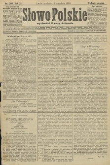 Słowo Polskie (wydanie poranne). 1906, nr 396