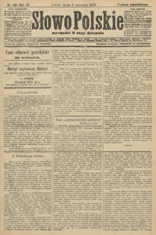 Słowo Polskie (wydanie popołudniowe). 1906, nr 401