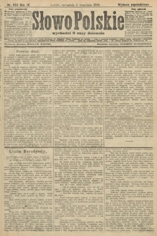 Słowo Polskie (wydanie popołudniowe). 1906, nr 403