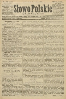 Słowo Polskie (wydanie poranne). 1906, nr 409