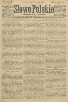 Słowo Polskie (wydanie popołudniowe). 1906, nr 426