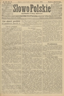 Słowo Polskie (wydanie popołudniowe). 1906, nr 455