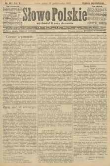 Słowo Polskie (wydanie popołudniowe). 1906, nr 487