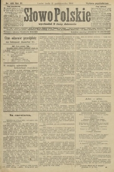 Słowo Polskie (wydanie popołudniowe). 1906, nr 495