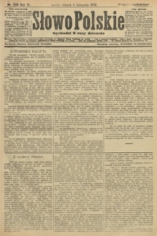 Słowo Polskie (wydanie popołudniowe). 1906, nr 504