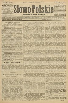 Słowo Polskie (wydanie poranne). 1906, nr 527