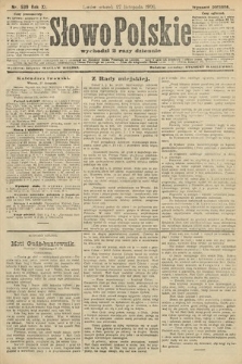 Słowo Polskie (wydanie poranne). 1906, nr 539