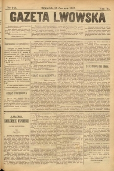 Gazeta Lwowska. 1897, nr 141
