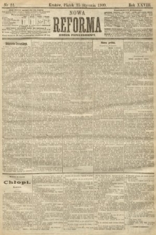 Nowa Reforma (numer popołudniowy). 1909, nr 22
