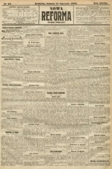 Nowa Reforma (numer poranny). 1909, nr 23