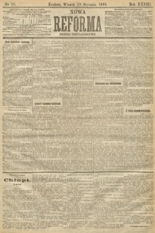 Nowa Reforma (numer popołudniowy). 1909, nr 28