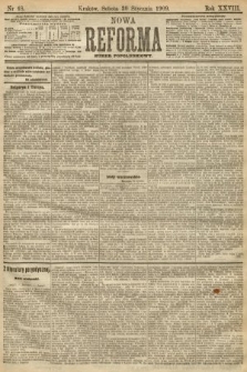 Nowa Reforma (numer popołudniowy). 1909, nr 48