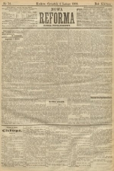 Nowa Reforma (numer popołudniowy). 1909, nr 54