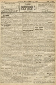 Nowa Reforma (numer poranny). 1909, nr 63
