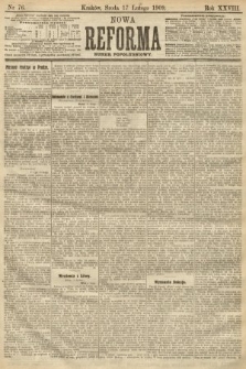 Nowa Reforma (numer popołudniowy). 1909, nr 76