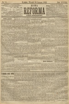Nowa Reforma (numer popołudniowy). 1909, nr 86