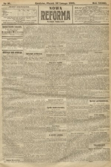 Nowa Reforma (numer poranny). 1909, nr 91