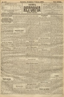 Nowa Reforma (numer poranny). 1909, nr 107