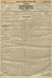 Nowa Reforma (numer poranny). 1909, nr 119