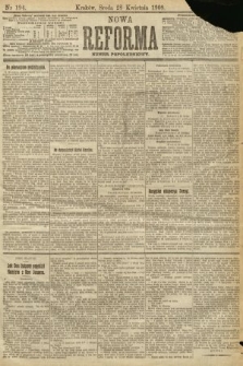 Nowa Reforma (numer popołudniowy). 1909, nr 194