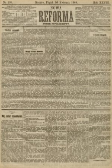 Nowa Reforma (numer popołudniowy). 1909, nr 198