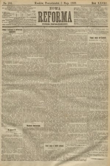 Nowa Reforma (numer popołudniowy). 1909, nr 201