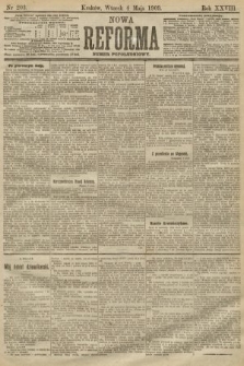 Nowa Reforma (numer popołudniowy). 1909, nr 203