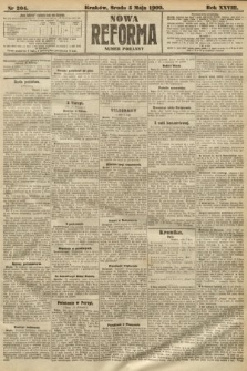 Nowa Reforma (numer poranny). 1909, nr 204