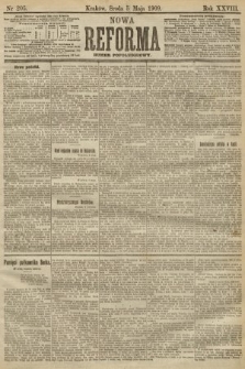 Nowa Reforma (numer popołudniowy). 1909, nr 205