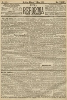 Nowa Reforma (numer popołudniowy). 1909, nr 209