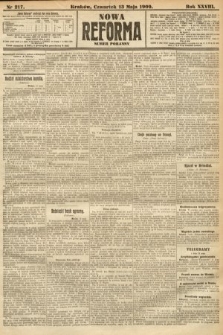 Nowa Reforma (numer poranny). 1909, nr 217