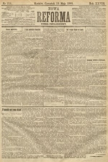 Nowa Reforma (numer popołudniowy). 1909, nr 218