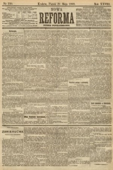 Nowa Reforma (numer popołudniowy). 1909, nr 230
